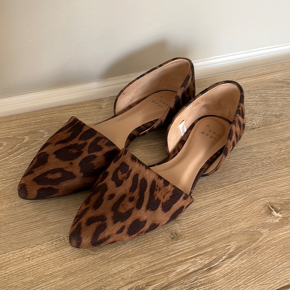 Rebecca Ballet Leopard Flats - SOLD
